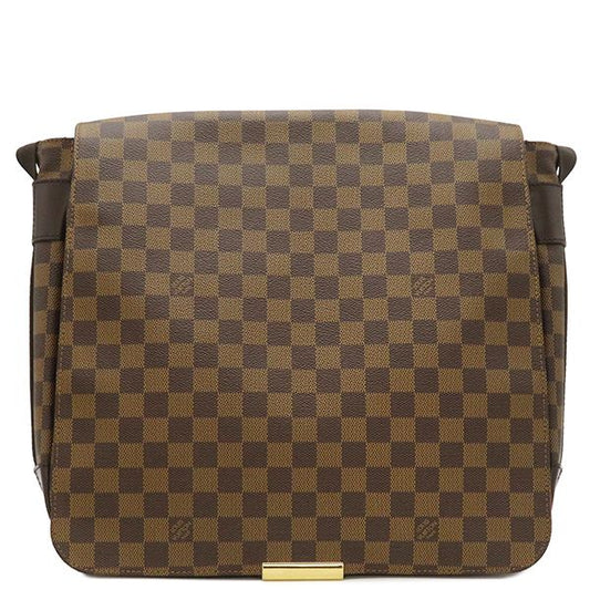 Louis Vuitton Shoulder Bag Bastille Damier Canvas Damier Ebene Gold Hardware