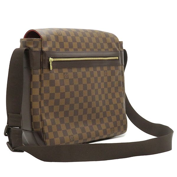 Louis Vuitton Shoulder Bag Bastille Damier Canvas Damier Ebene Gold Hardware
