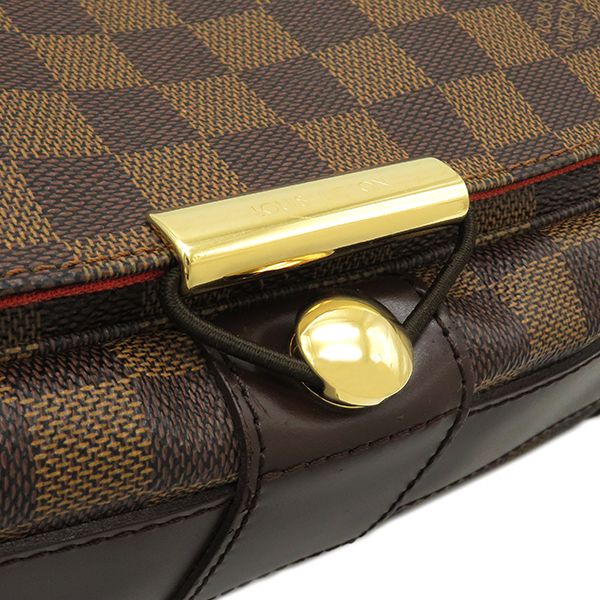 Louis Vuitton Shoulder Bag Bastille Damier Canvas Damier Ebene Gold Hardware