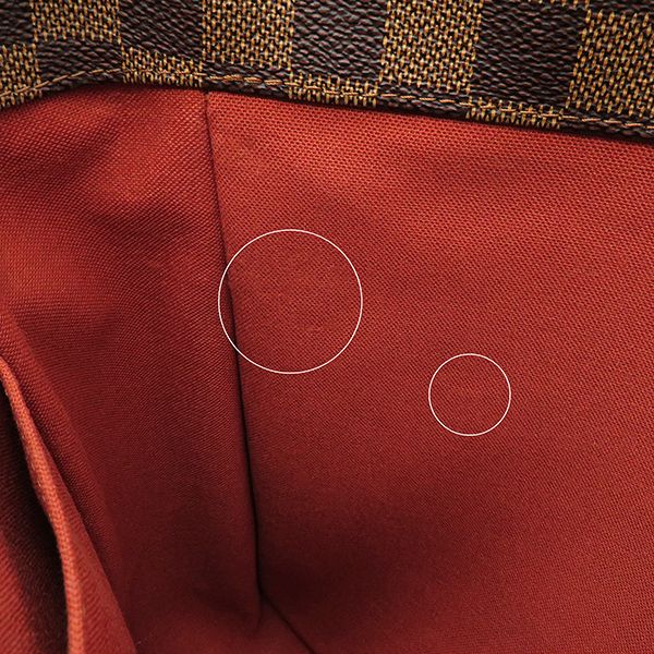 Louis Vuitton Shoulder Bag Bastille Damier Canvas Damier Ebene Gold Hardware