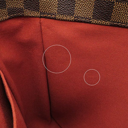 Louis Vuitton Shoulder Bag Bastille Damier Canvas Damier Ebene Gold Hardware