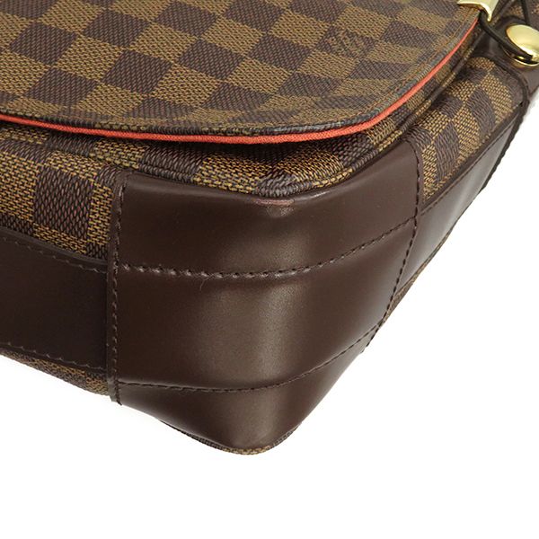 Louis Vuitton Shoulder Bag Bastille Damier Canvas Damier Ebene Gold Hardware