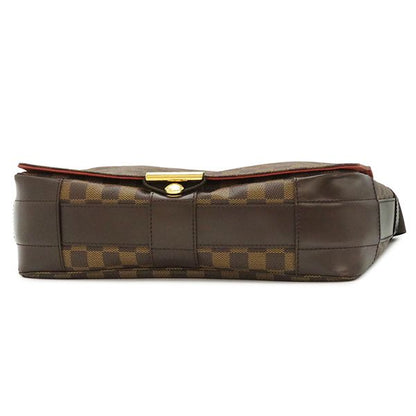 Louis Vuitton Shoulder Bag Bastille Damier Canvas Damier Ebene Gold Hardware