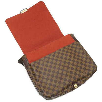 Louis Vuitton Shoulder Bag Bastille Damier Canvas Damier Ebene Gold Hardware