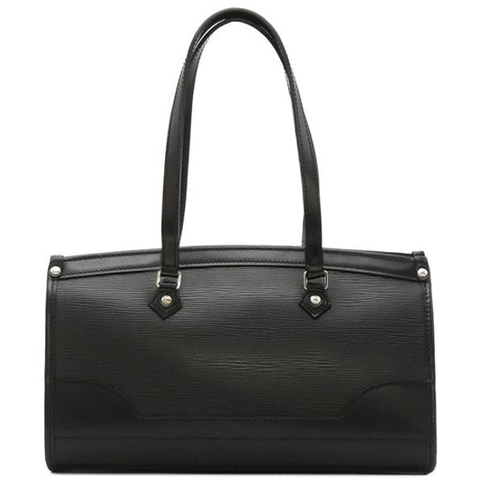 Louis Vuitton Handbag Madeleine PM Epi Leather Black Silver Hardware Black
