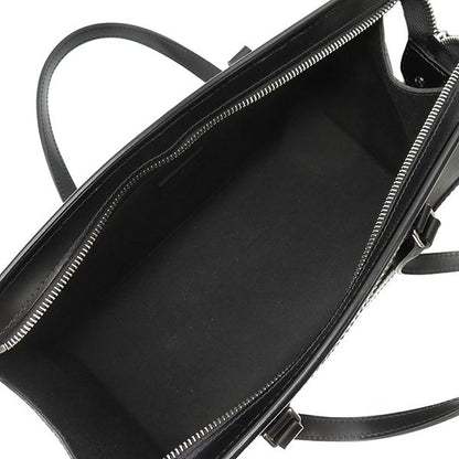 Louis Vuitton Handbag Madeleine PM Epi Leather Black Silver Hardware Black