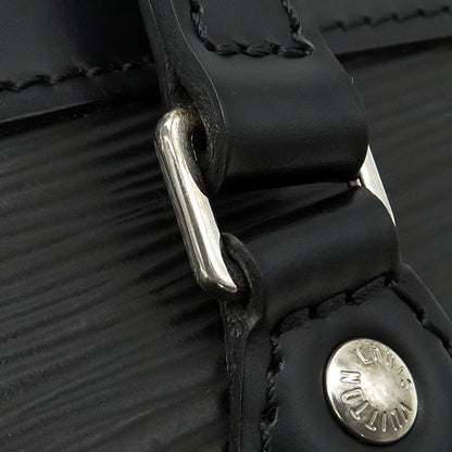 Louis Vuitton Handbag Madeleine PM Epi Leather Black Silver Hardware Black