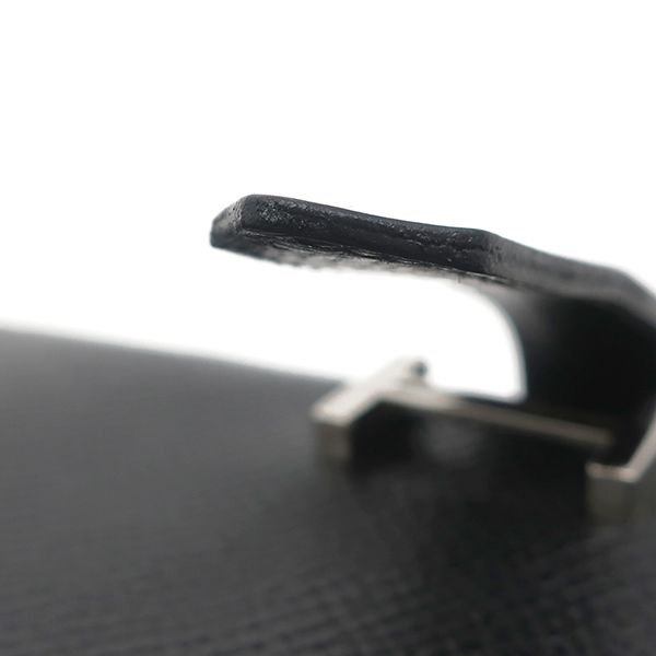 Hermes Long Wallet Bearn Souffle Vaux Epson Black Silver Hardware Black Bifold