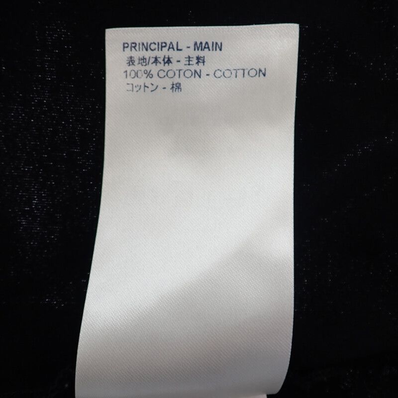 Louis Vuitton Upside Down XL Short Sleeve T-shirt Cotton Black White Men's [AB