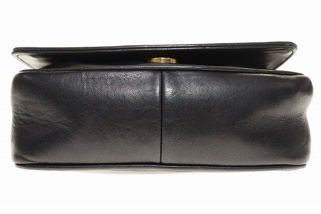 Chanel Decacoco Lambskin Leather Chain Mini Shoulder Bag Black [brand Old