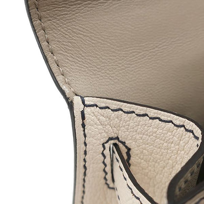 Hermes 2way Bag Mini Kerry Doe Outer Stitching Chevre Sham Kira Etoupe × Nata