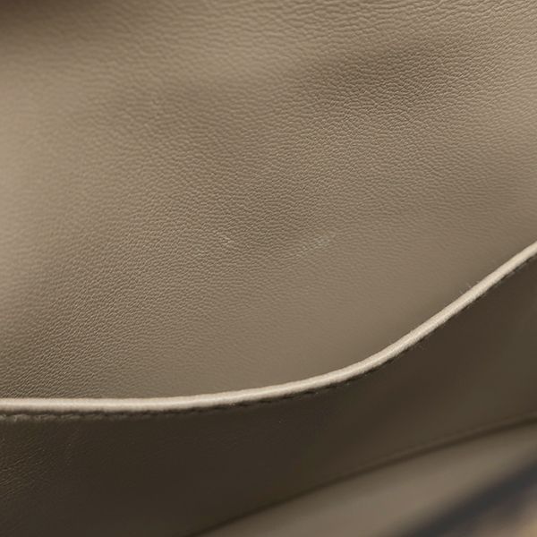 Hermes 2way Bag Mini Kerry Doe Outer Stitching Chevre Sham Kira Etoupe × Nata