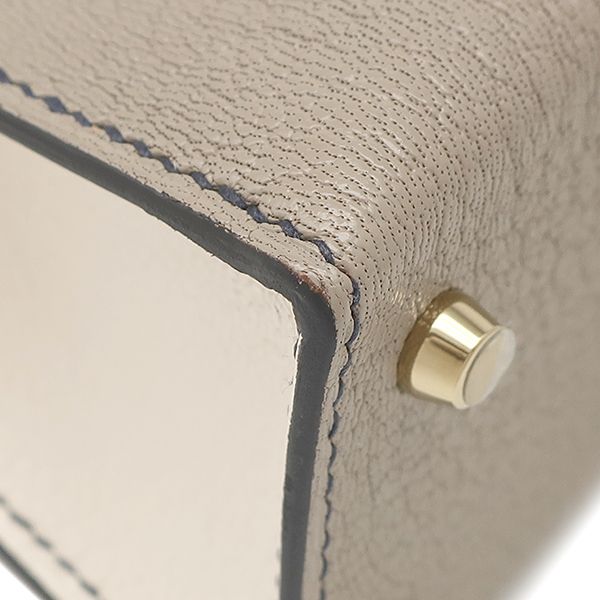Hermes 2way Bag Mini Kerry Doe Outer Stitching Chevre Sham Kira Etoupe × Nata