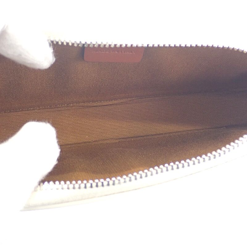 Celine Triomphe Horizontal Pouch 10l272dm5.04le Shoulder Bag Canvas Leather Tan