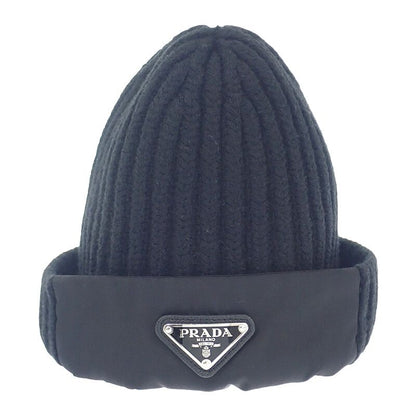 Prada Shaker Gabardine X Wool M Umd446_1wto_f0002_s_202 Knit Cap Wool Nylon