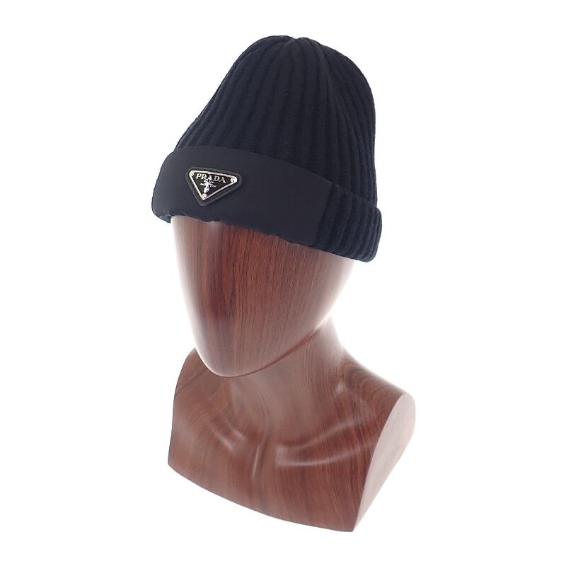 Prada Shaker Gabardine X Wool M Umd446_1wto_f0002_s_202 Knit Cap Wool Nylon