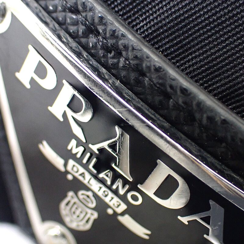 Prada Shaker Gabardine X Wool M Umd446_1wto_f0002_s_202 Knit Cap Wool Nylon