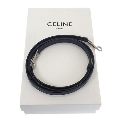 Celine Triomphe Horizontal Pouch 10l272ev5.36sb Shoulder Bag Canvas Leather