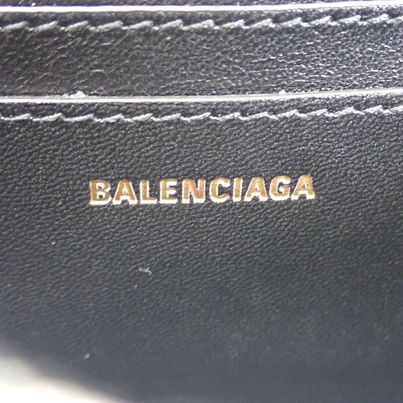 Balenciaga Monaco Nano Bag 8105622ablp1000 Shoulder Bag Lambskin Black Gold