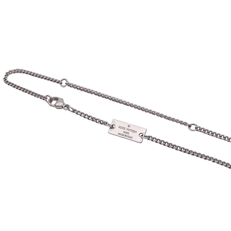 Louis Vuitton Necklace Ladies Men's Brand Ring Necklace Monogram Silver M62485