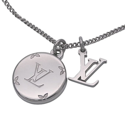 Louis Vuitton Necklace Ladies Men's Brand Ring Necklace Monogram Silver M62485