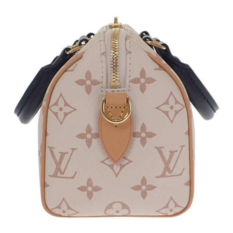 Louis Vuitton Speedy Bandouliere 20 M46906 2WAY Bag Monogram Dune White Beige