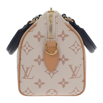 Louis Vuitton Speedy Bandouliere 20 M46906 2WAY Bag Monogram Dune White Beige