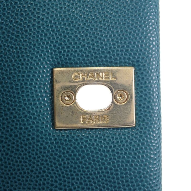 Chanel Coco Handle XS A92990 2WAY Bag Handbag Shoulder Bag Caviar Skin Green