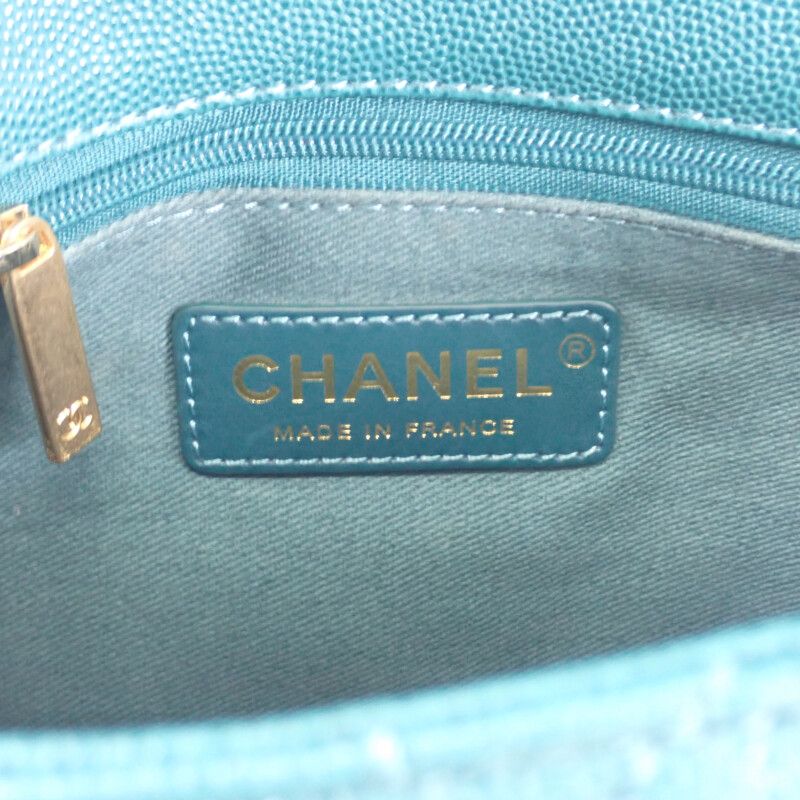 Chanel Coco Handle XS A92990 2WAY Bag Handbag Shoulder Bag Caviar Skin Green