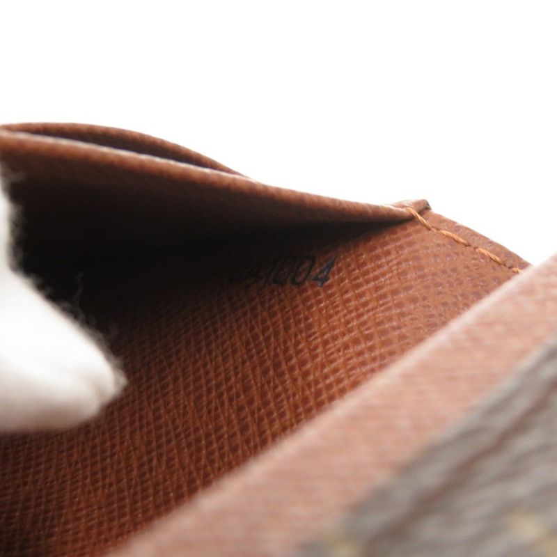 Louis Vuitton Portmonnais Vieux Trésor Monogram M61730 Brown Bifold Wallet LV