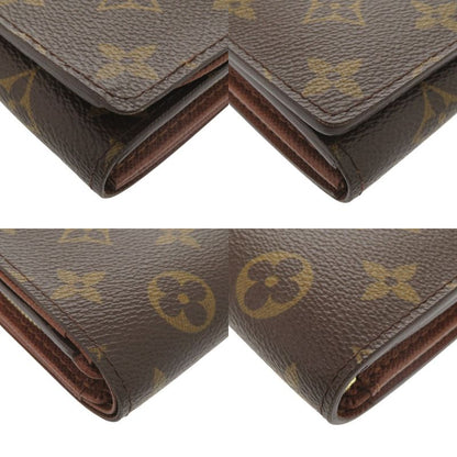 Louis Vuitton Portmonnais Vieux Trésor Monogram M61730 Brown Bifold Wallet LV