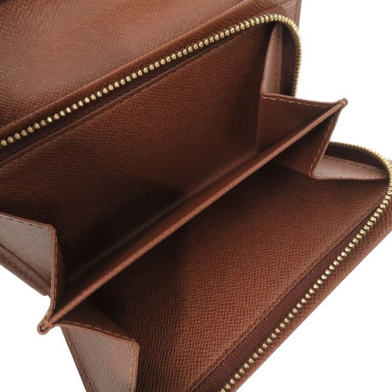 Louis Vuitton Portmonnais Vieux Trésor Monogram M61730 Brown Bifold Wallet LV
