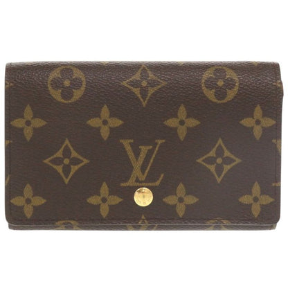 Louis Vuitton Portmonnais Vieux Trésor Monogram M61730 Brown Bifold Wallet LV