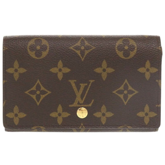 Louis Vuitton Portmonnais Vieux Trésor Monogram M61730 Brown Bifold Wallet LV