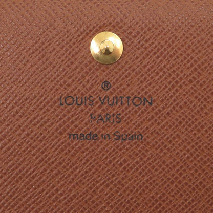 Louis Vuitton Portmonnais Vieux Trésor Monogram M61730 Brown Bifold Wallet LV