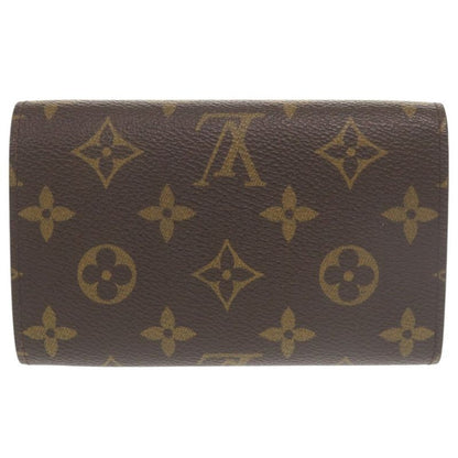 Louis Vuitton Portmonnais Vieux Trésor Monogram M61730 Brown Bifold Wallet LV