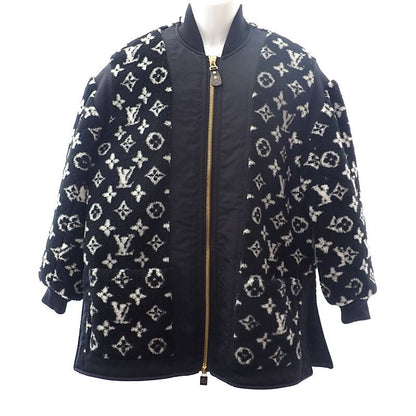 Louis Vuitton Teddy Bomber Jacket 34 Fqja12gp1 Outerwear Wool Acrylic Black