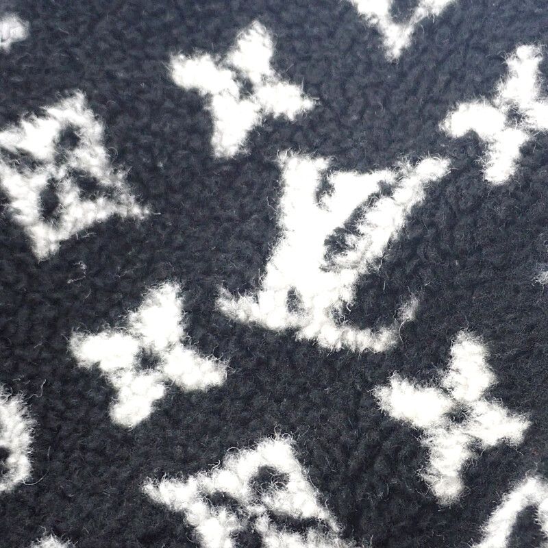 Louis Vuitton Teddy Bomber Jacket 34 Fqja12gp1 Outerwear Wool Acrylic Black