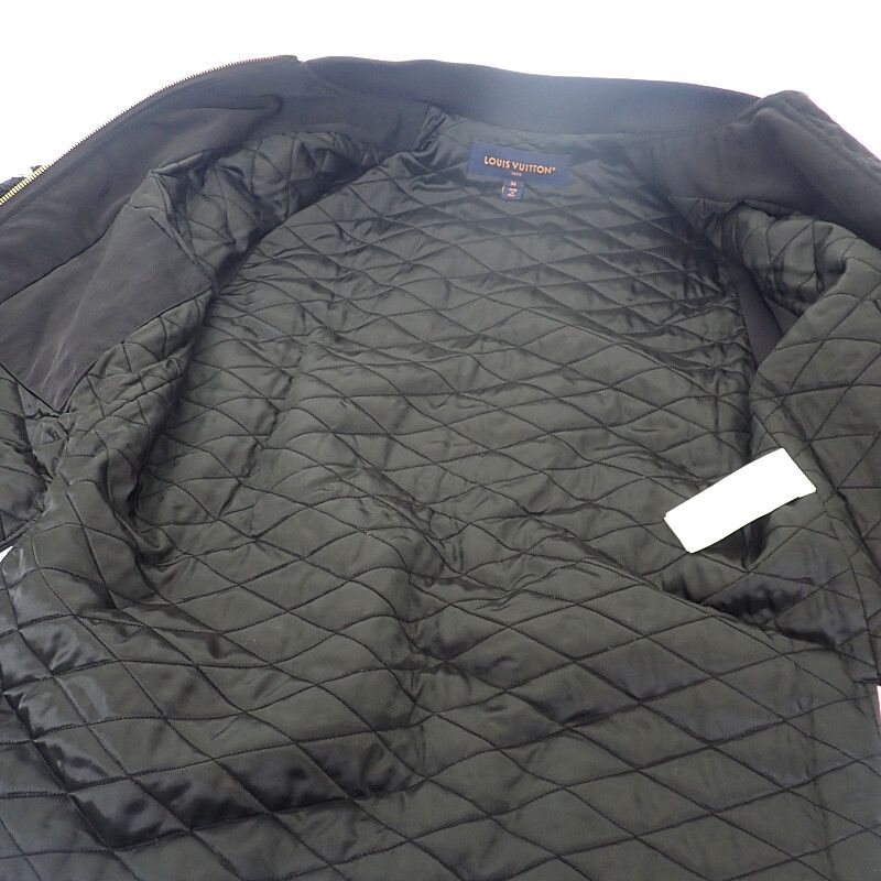 Louis Vuitton Teddy Bomber Jacket 34 Fqja12gp1 Outerwear Wool Acrylic Black
