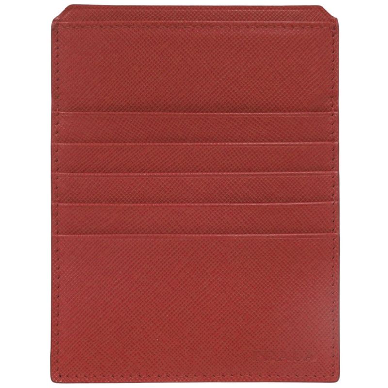 Prada Saffiano Leather Red Card Case Red 0780 Prada