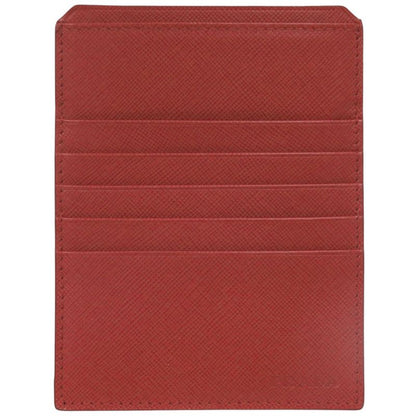 Prada Saffiano Leather Red Card Case Red 0780 Prada