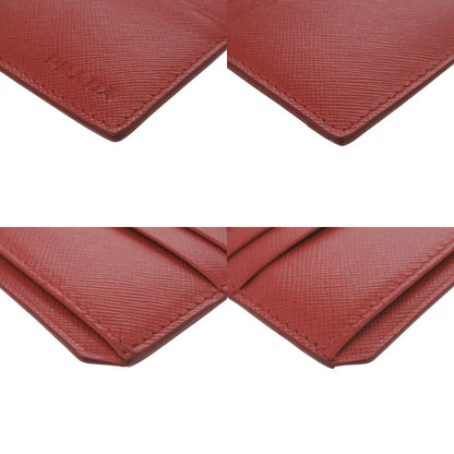 Prada Saffiano Leather Red Card Case Red 0780 Prada