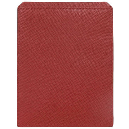 Prada Saffiano Leather Red Card Case Red 0780 Prada