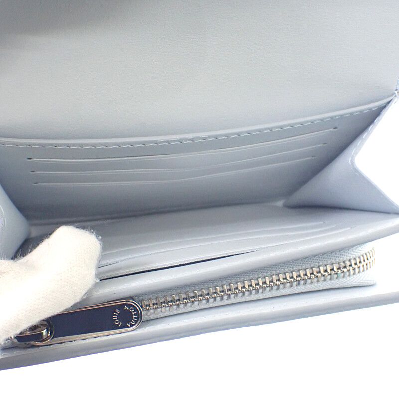 Louis Vuitton Portefeuille Iris Compact M11802 Bifold Wallet Monogram Mahina