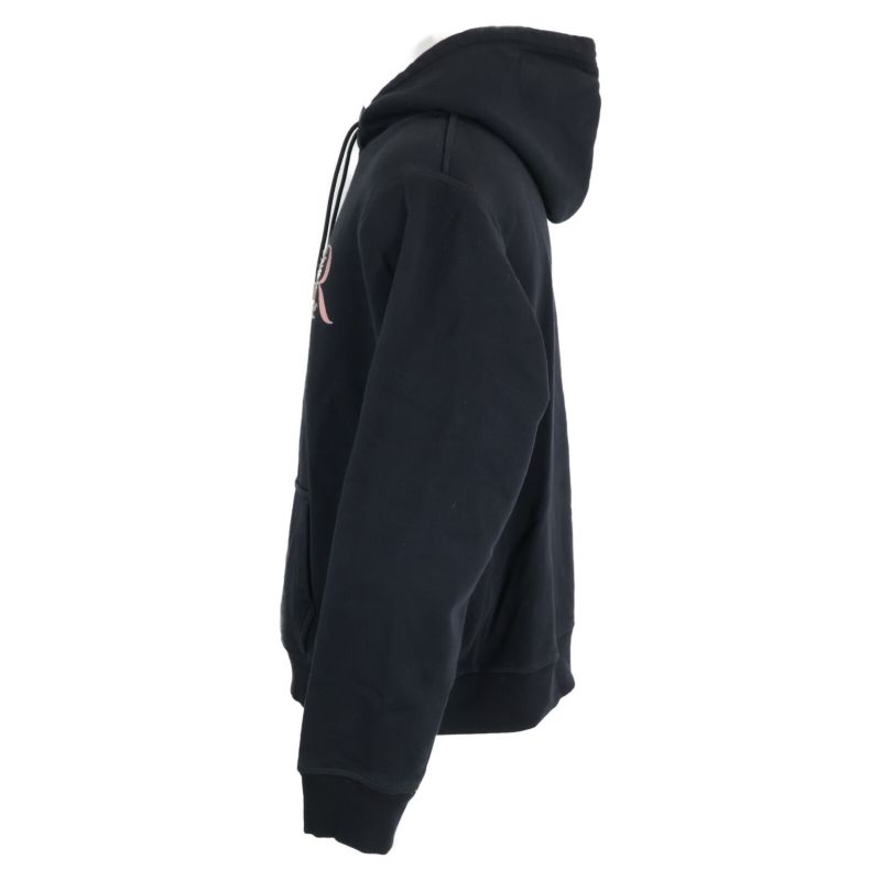 DIOR 113j688a0531 Flower Logo Embroidery Pullover Hoodie M