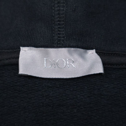 DIOR 113j688a0531 Flower Logo Embroidery Pullover Hoodie M