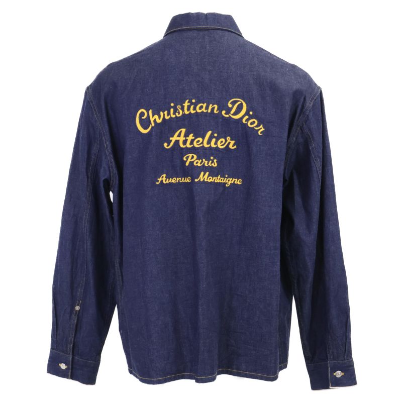 DIOR213d589ay506 Denim Long-sleeved Shirt With