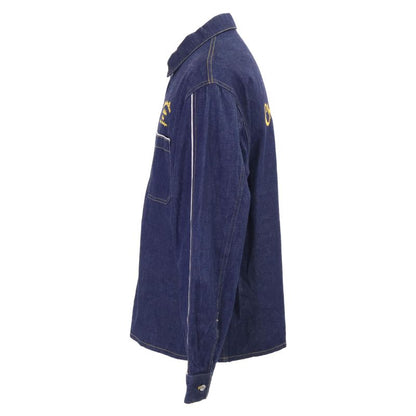 DIOR [official In Japan] 213d589ay506 Denim Long-sleeved Shirt With Logo