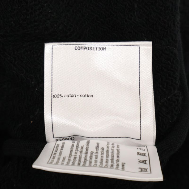 Chanel [] P59465k07820 Coco Mark Button Camellia Embroidery Sweatshirt 40