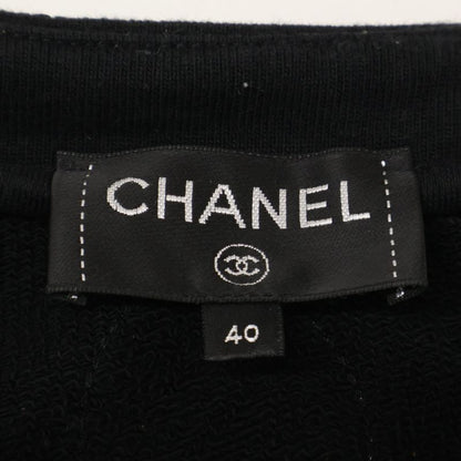 Chanel [] P59465k07820 Coco Mark Button Camellia Embroidery Sweatshirt 40